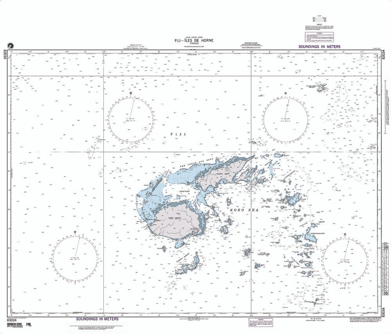 NGA Chart 83034: Fiji - Iles de Horne