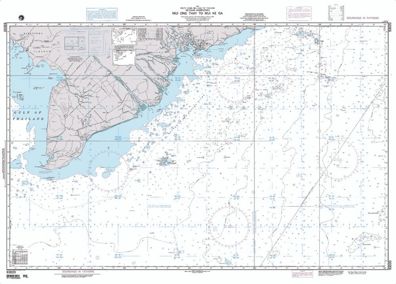 NGA Chart 93020: Mui Ong Thay to Mui Ke Ga
