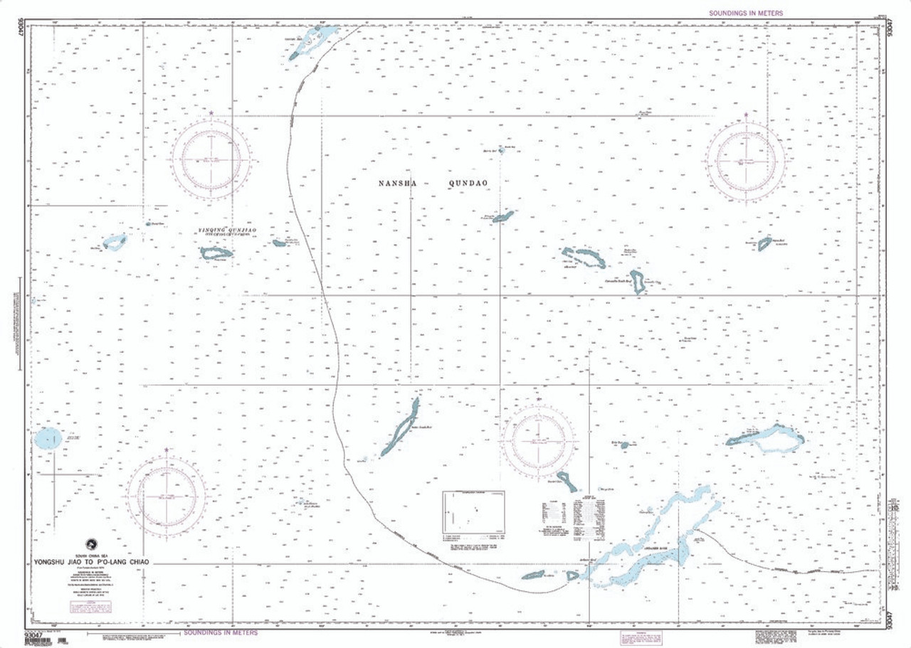 NGA Chart 93047: Yongshu Jiao to Po - Lang Chiao