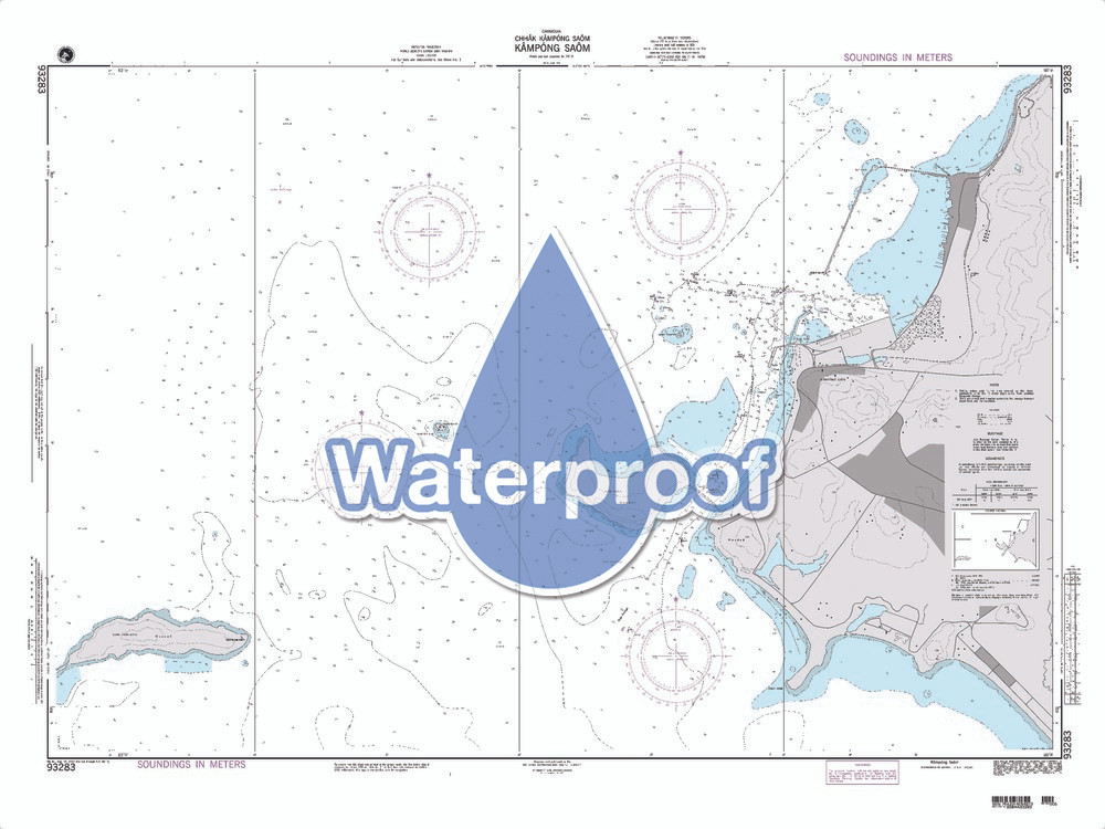 Waterproof NGA Chart 93283: Kampong Saom