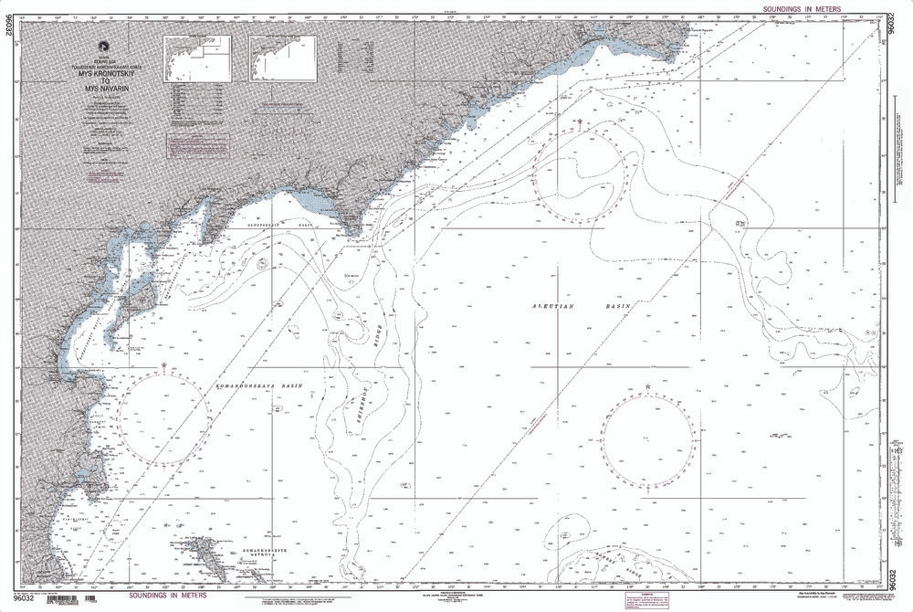 NGA Chart 96032: Mys Kronotskiy to Mys Navarin