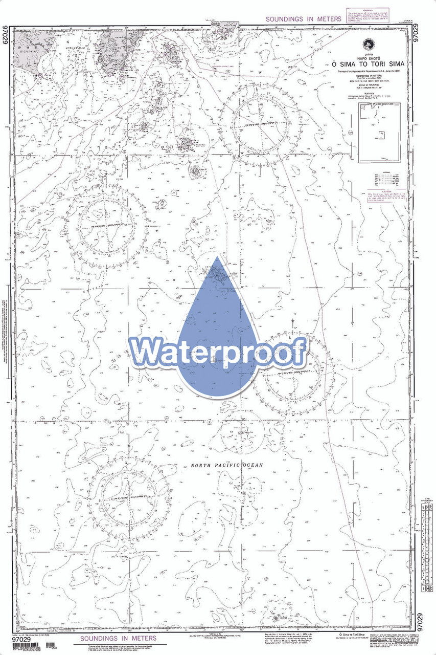 Waterproof NGA Chart 97029: O Sima to tori Sima