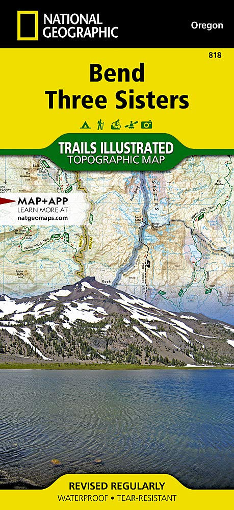 National Geographic Trails Illustrated: Bend, Three Sisters