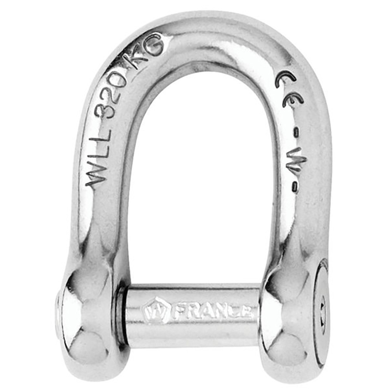 Wichard Self-Locking Allen Head Pin D Shackle - 8mm Diameter - 5\/16" [01304]