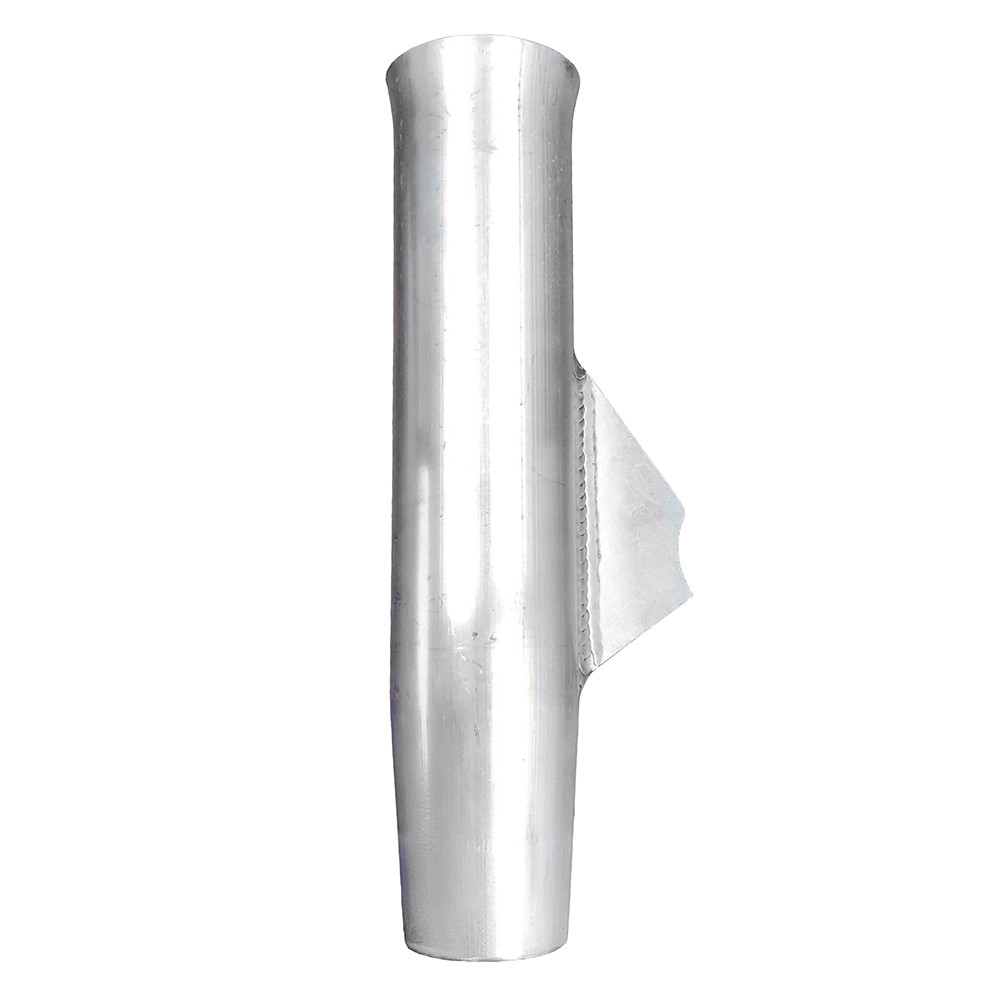 Tigress Weld On Aluminum Flared Rod Holder w\/Blade Mill Finished 10" [66244]