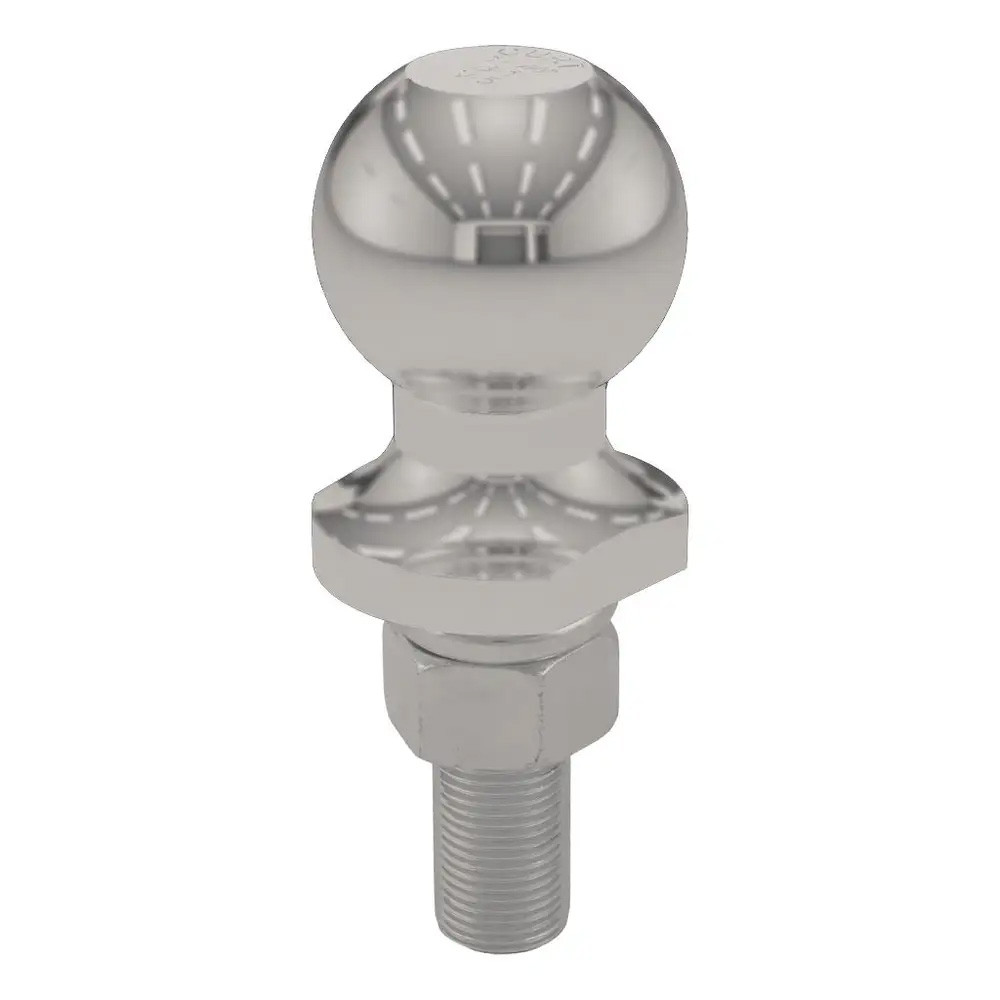 CURT 1-7\/8" Trailer Ball - 3\/4" x 2-1\/8" Shank - 2,000 lb. Capacity - Stainless Steel [40080]