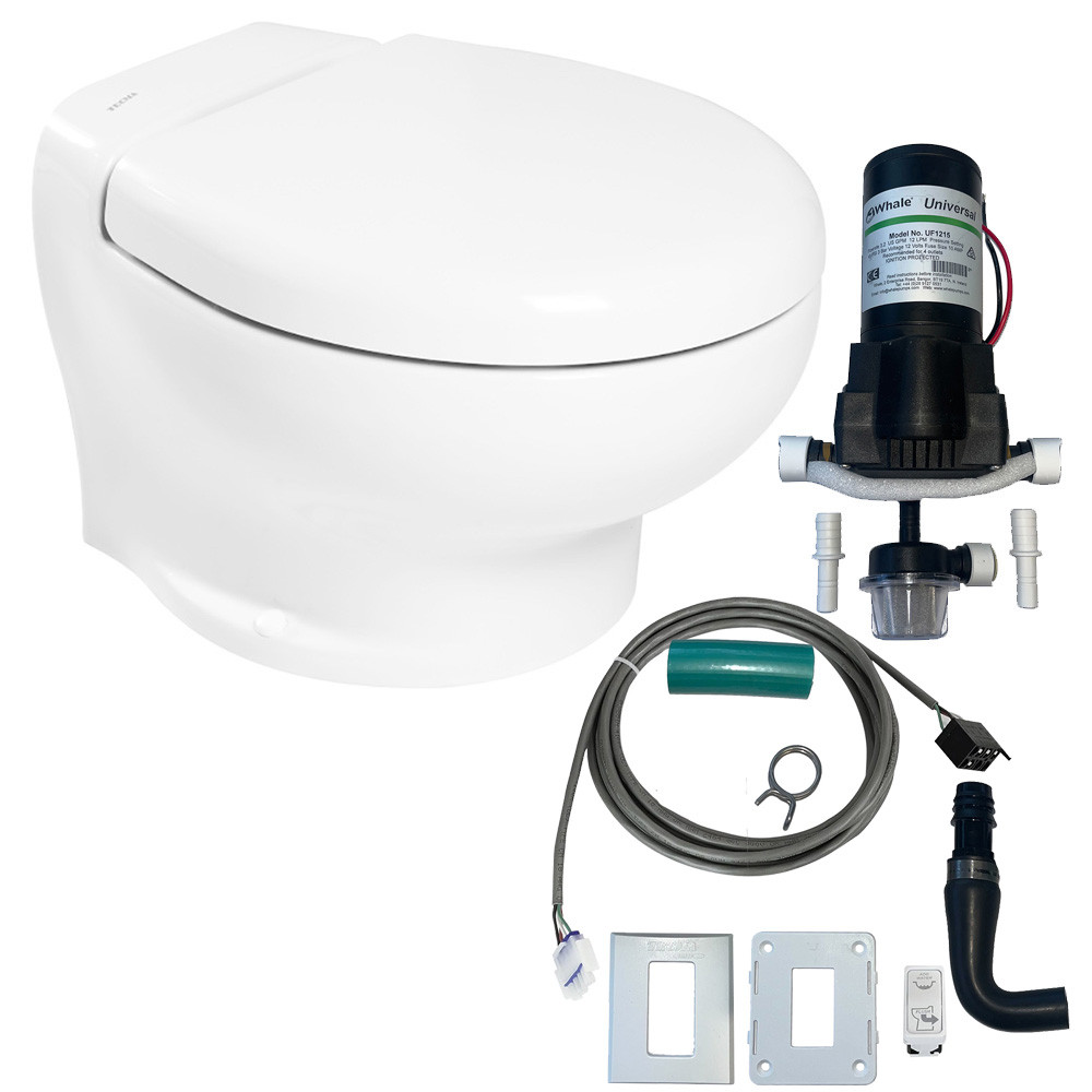 Thetford Nano Eco Compact Toilet Raw Water Kit w\/Inlet Pump - 12V [T-NANO12PW\/E\/NA-RWKIT]