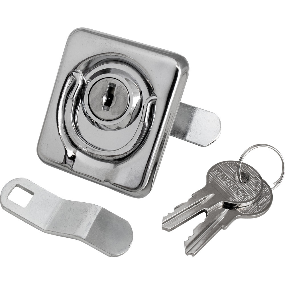 Sea-Dog Surface Mount Locking Ring Pull - Stamped 304 Stainless Steel\/Die Cast Zinc Lock [221831-1]