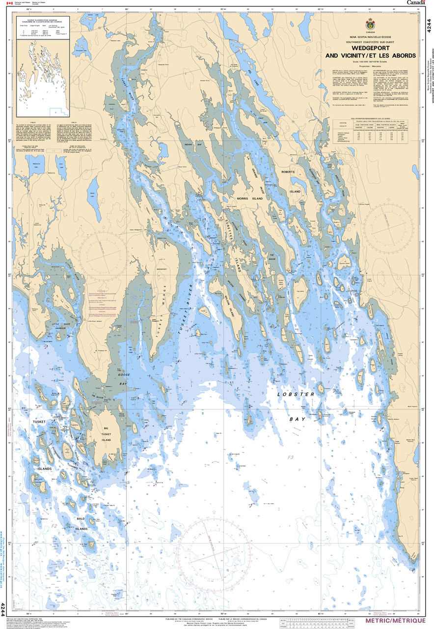 CHS Chart 4244: Wedgeport and Vicinity/et les abords