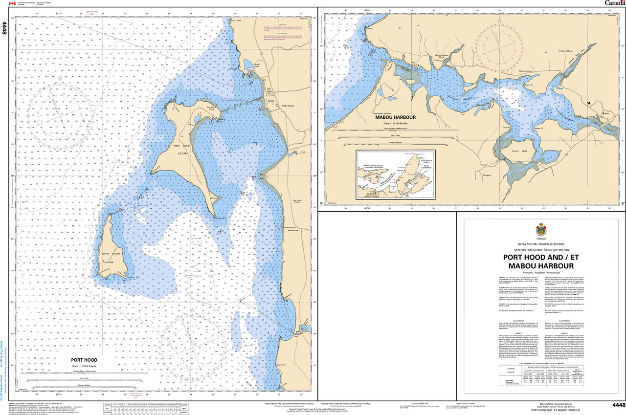 CHS Chart 4448: Port Hood, Mabou Harbour and Havre Boucher