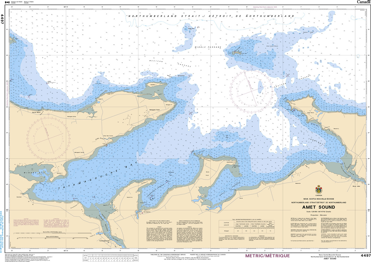 CHS Chart 4497: Amet Sound