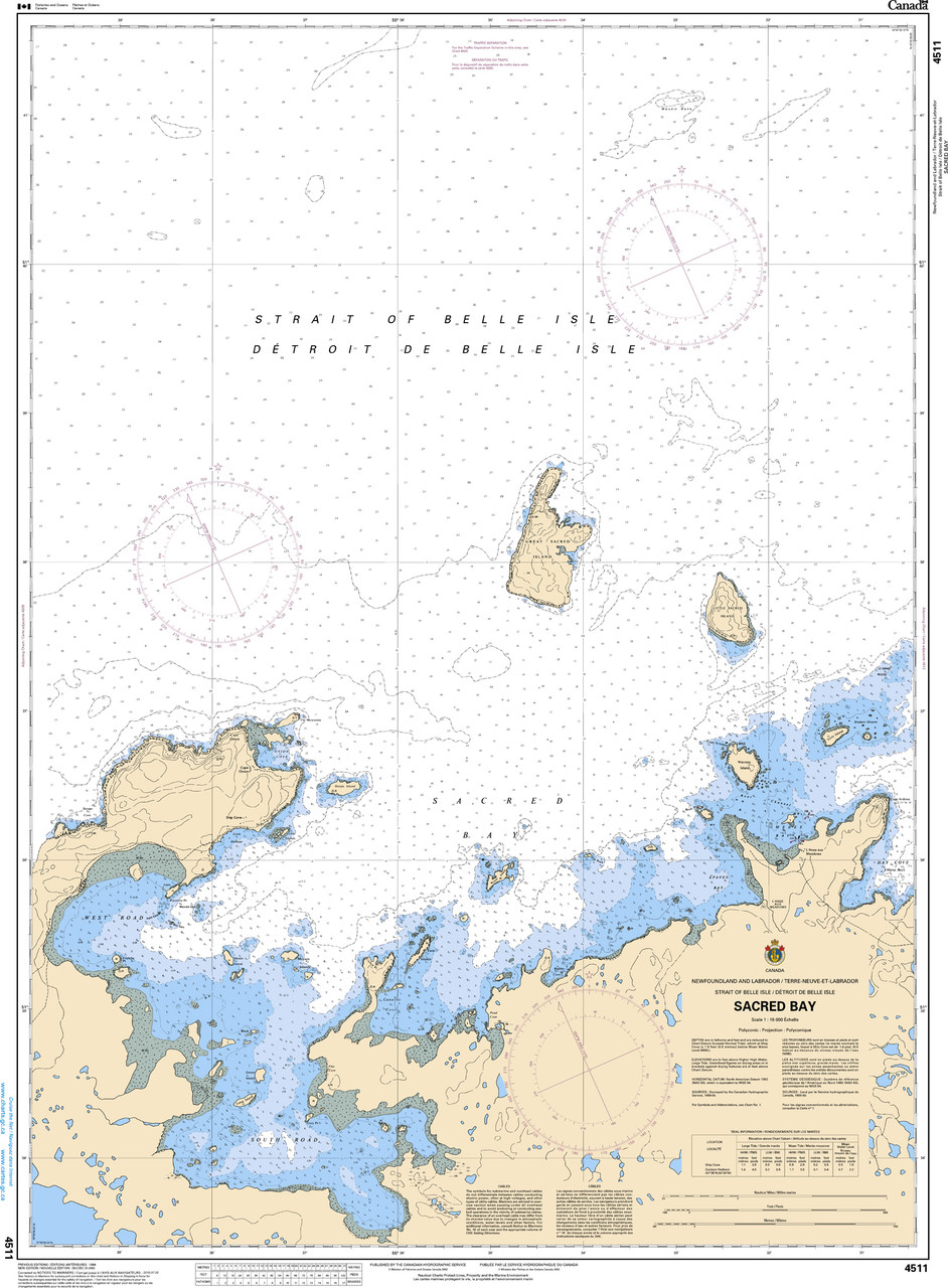 CHS Chart 4511: Sacred Bay