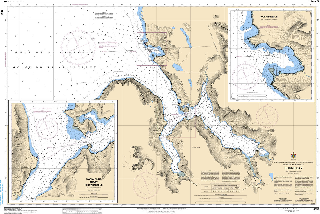 CHS Chart 4658: Bonne Bay