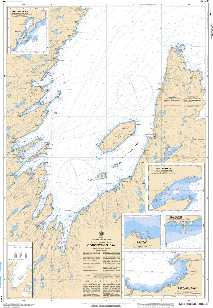 CHS Chart 4847: Conception Bay