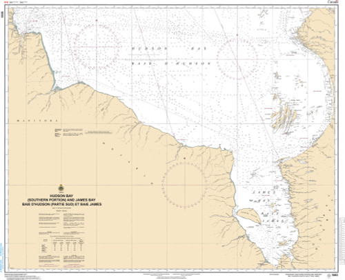 CHS Chart 5003: Hudson Bay (Southern Portion) and James Bay