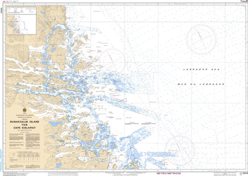 CHS Chart 5024: Nunaksaluk Island to/Ã  Cape Kiglapait