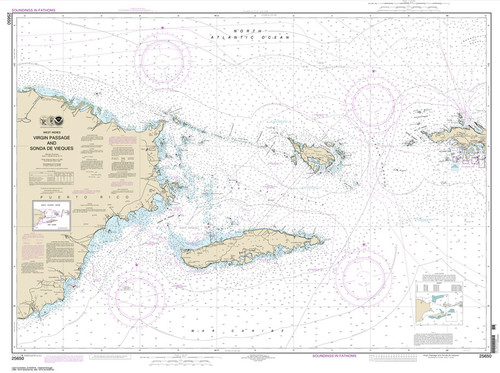 NOAA Chart 25650: Virgin Passage and Sonda de Vieques