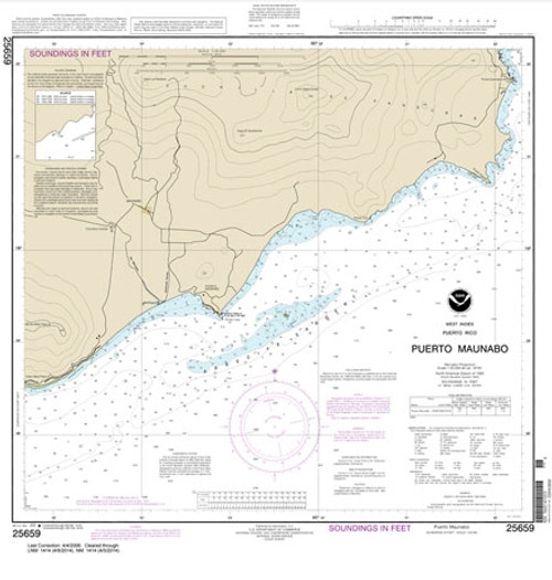 NOAA Chart 25659: Puerto Maunabo