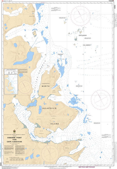 CHS Chart 5062: Osborne Point to/Ã  Cape Kakkiviak