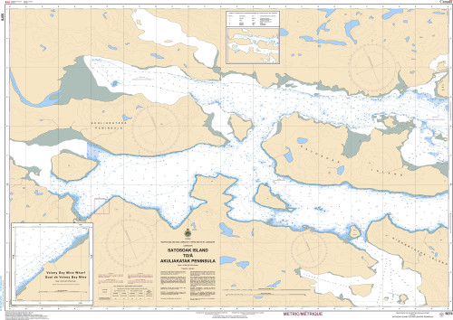 CHS Chart 5070: Satosoak Island to/Ã  Akuliakatak Peninsula
