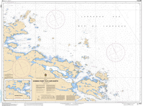 CHS Chart 5133: Domino Point to/Ã  Cape North