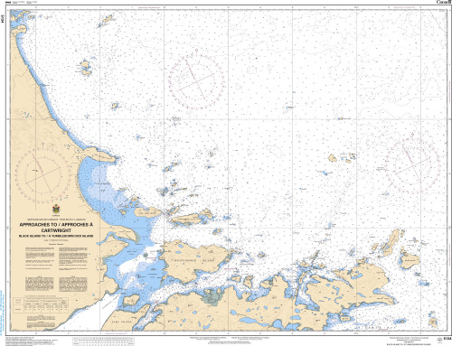 CHS Chart 5134: Approaches to Cartwright, Black Island to Tumbledown Dick Island