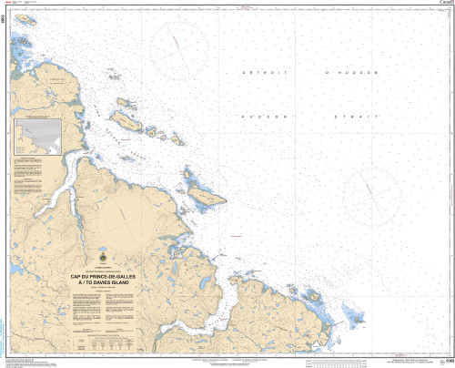 CHS Chart 5365: Cape Prince of Wales to Davies Island