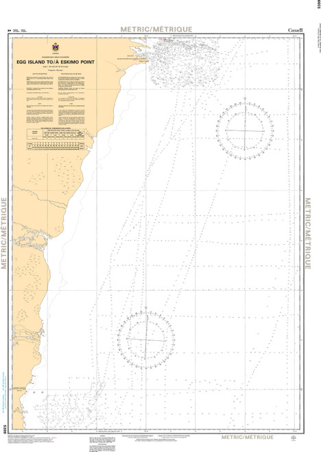 CHS Chart 5399: Egg Island to/Ã  Eskimo Point