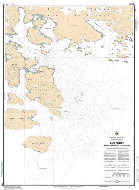 CHS Chart 5451: Cape Dorset and Approaches