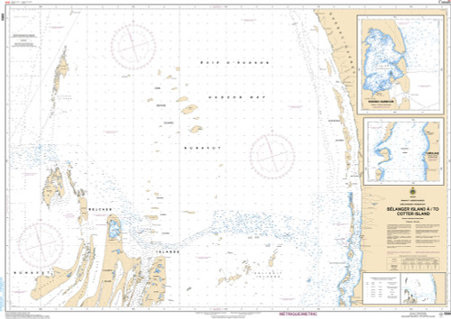 CHS Chart 5505: BÃ©langer Island Ã /to Cotter Island