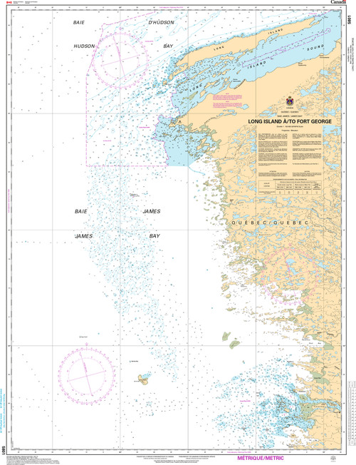 CHS Chart 5801: Long Island Ã /to Fort George