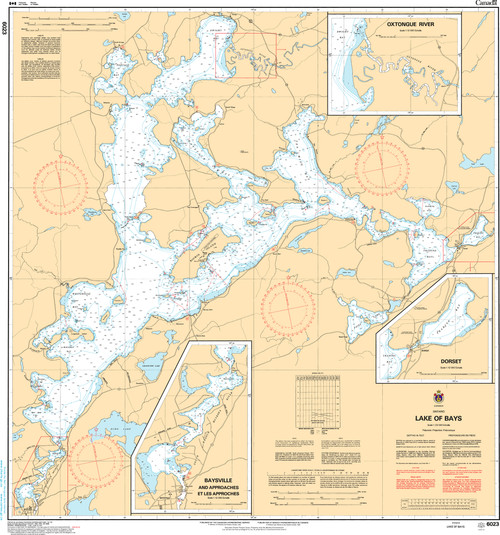 CHS Chart 6023: Lake of Bays