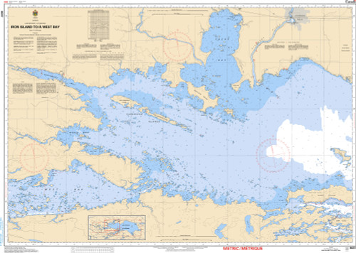 CHS Chart 6037: Iron Island to/Ã  West Bay
