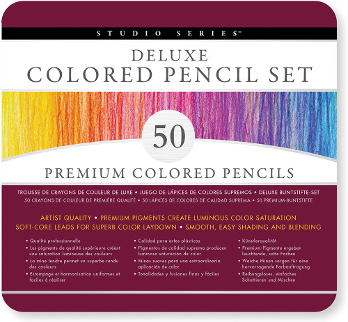 STUDIO SERIES DELUXE COLORED PENCIL SET (SET OF 50)