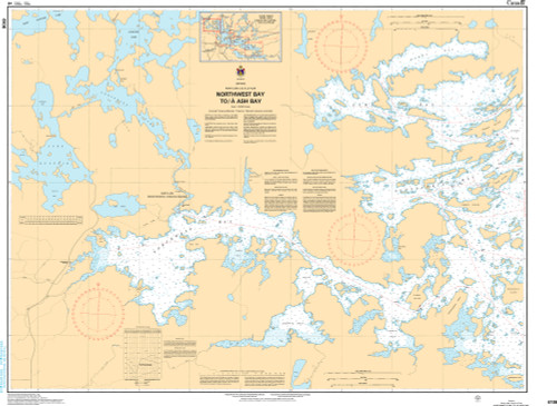CHS Chart 6106: Northwest Bay to/Ã  Ash Bay