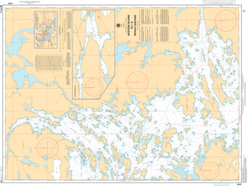 CHS Chart 6107: Hostess Island to/Ã  Devils Cascade