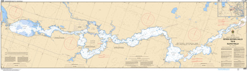 CHS Chart 6206: Seven Sisters Falls to/Ã  Slave Falls