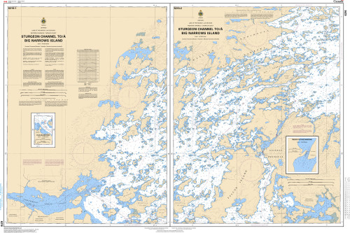 CHS Chart 6216: Sturgeon Channel to/Ã  Big Narrows Island