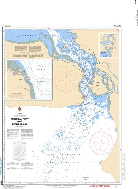 CHS Chart 6258: Montreal Point to/Ã  Kettle Island