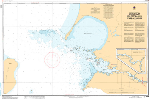CHS Chart 6268: Berens River and Approaches/et les Approches