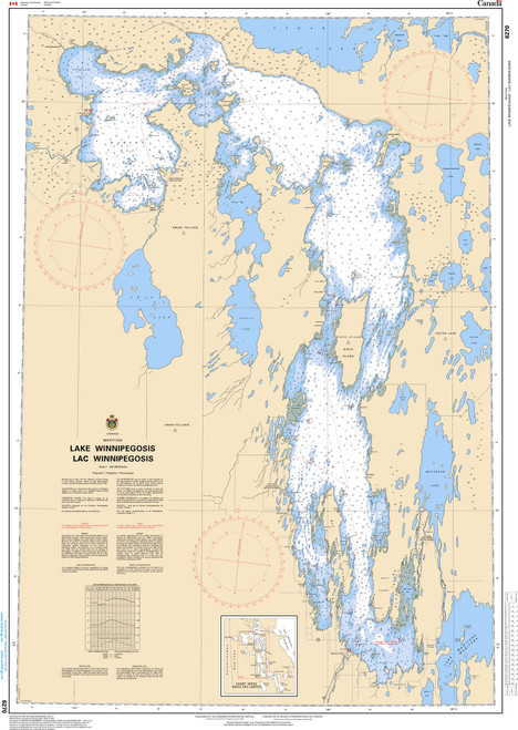 CHS Chart 6270: Lake Winnipegosis/Lac Winnipegosis