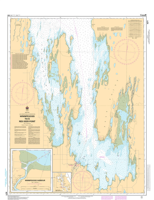CHS Chart 6271: Winnipegosis to/Ã  Red Deer Point