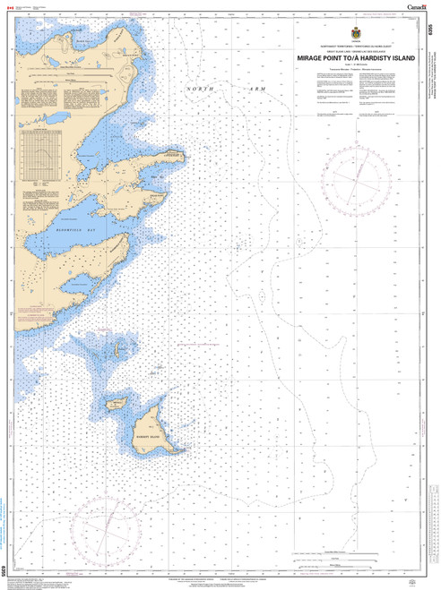 CHS Chart 6355: Mirage Point to/Ã  Hardisty Island