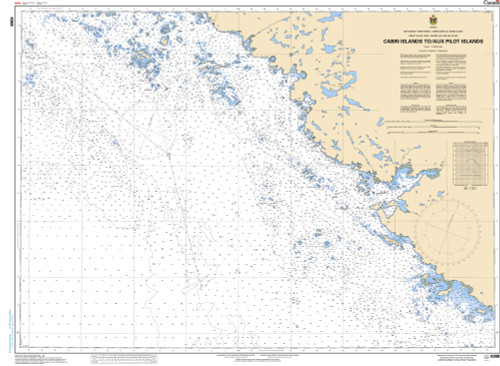 CHS Chart 6368: Cabin Islands to/aux Pilot Islands