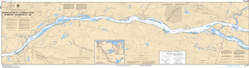 CHS Chart 6413: McGern Island to/Ã  Wrigley River Kilometre 510 / KilomÃ¨tre 580