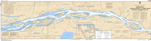 CHS Chart 6418: Norman Wells, Halfway Islands to/Ã  Rader Island Kilometre 850 / KilomÃ¨tre 920