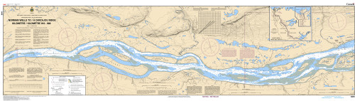 CHS Chart 6419: Norman Wells to/Ã  Carcajou Ridge Kilometre 910 / KilomÃ¨tre 980