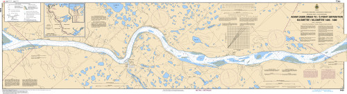 CHS Chart 6426: Adam Cabin Creek to/Ã  Point Separation Kilometre 1400 / KilomÃ¨tre 1480