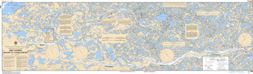 CHS Chart 6433: West Channel, Aklavik to/Ã  Shallow Bay