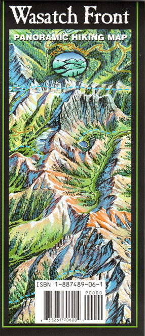 Wasatch Front Panoramic Hiking Map